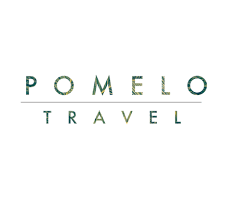 a logo of the pomelo travel company