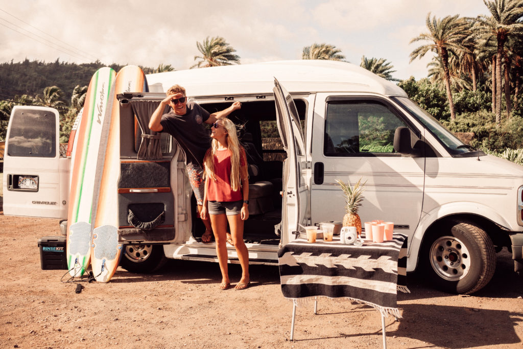 Adventuring Hawai'i by Beach Camper Van